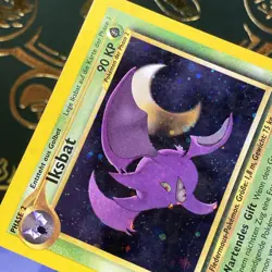 German Crobat - Iksbat 4/64 DOUBLE HOLO Neo Revelation Pokemon Card MP - Image 4