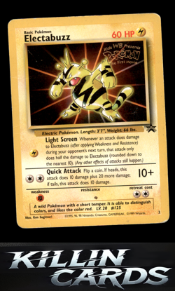 Electabuzz (Movie Promo) 02/53 Pokemon Promo WoTC Promo Card DM - Image 1