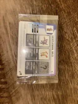 Gentleman Nils Pokemon 2003 Promo NEW SEALED CARD - Image 2