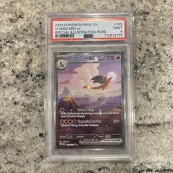 Pokemon TCG Charizard ex Scarlet & Violet 151 Card SIR 199/165 PSA 9 151 EX - Image 1