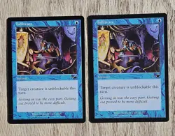 MTG - (x2) Infiltrate, Nemesis. One is mint and one is very lightly played. - Image 1
