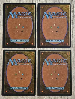 MTG - (X4) Sea Serpent, 3 Revised one 4th Edition, & (x3) Giant Shark, The Dark. - Image 2