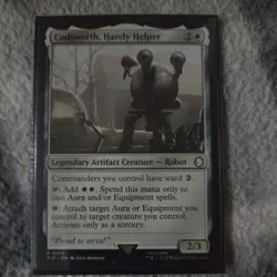 1x Codsworth, Handy Helper - Universes Beyond: Fallout - NM - MTG - Image 1