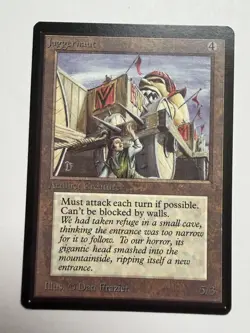 Juggernaut MTG Magic the Gathering BETA - Image 1