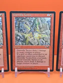 🔴🔴🔴 (5) 1996 MAGIC THE GATHERING GUERRILLA TACTICS ALLIANCES PLAYED 🔴🔴🔴 - Image 4