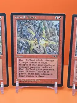 🔴🔴🔴 (5) 1996 MAGIC THE GATHERING GUERRILLA TACTICS ALLIANCES PLAYED 🔴🔴🔴 - Image 5