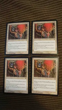 Magic: the Gathering / MtG Flickering Ward x4 Tempest - Image 1