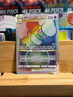 WHIMSICOTT VSTAR 175/172 SWSH Brilliant Stars Rainbow Rare Pokemon TCG NM - Image 1