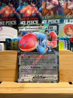ORTHWORM EX 110/142 Stellar Crown Double Rare Pokemon TCG Near Mint - Image 1