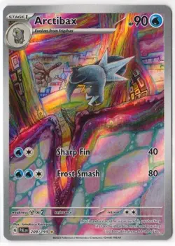 Arctibax 209/193 Illustration Rare Holo Pokemon SV02: Paldea Evolved NM-LP - Image 1