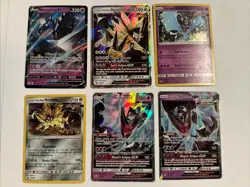 Pokemon NECROZMA 6 Card Lot ~ GX V HOLO Dawn Wings Dusk Mane - Image 1