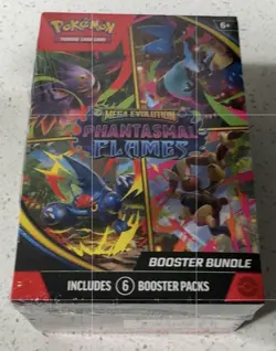 Pokemon TCG MEGA Evolution Phamtasmal Flames Booster Bundle - NEW/FACTORY SEALED - Image 1