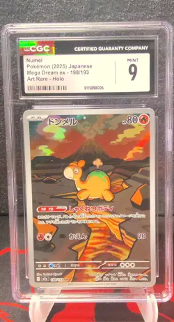 Pokemon Numel Mega Dream ex Art Rare - Holo 198/193 CGC MINT 9 - Image 1