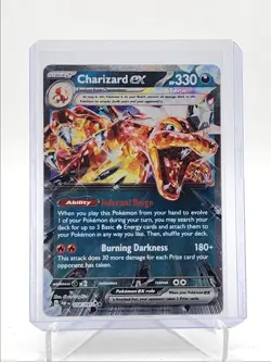 CHARIZARD EX 2024 POKEMON PALDEAN FATES DOUBLE RARE C 054/091 Q4320 - Image 1