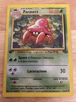 Pokemon TCG Jungle # 41/64 Parasect 1st Edition - Image 1