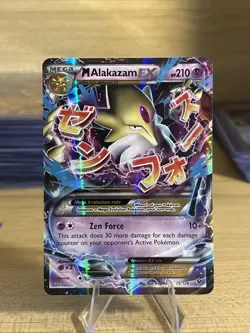 Pokemon TCG M Alakazam EX Ultra Rare Fates Collide 26/124 - Image 1