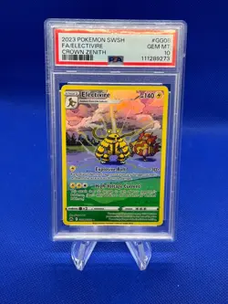 Pokemon Crown Zenith Galarian Gallery Electivire GG08/GG70 PSA 10 - Image 1