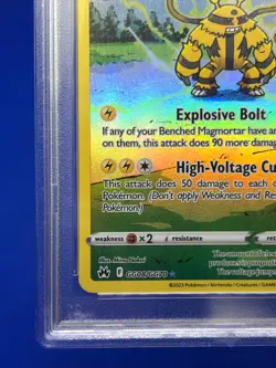Pokemon Crown Zenith Galarian Gallery Electivire GG08/GG70 PSA 10 - Image 4