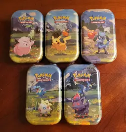 5-Pokemon Ascended Heroes Assorted Artwork Mini Tins - Image 1