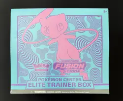 Fusion Strike Pokemon Center Factory Sealed ETB Elite Trainer Box - Image 1