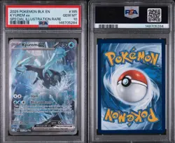2025 POKEMON BLK EN-BLACK BOLT SPECIAL ILLUSTRATION RARE #165 KYUREM EX PSA 10 - Image 3