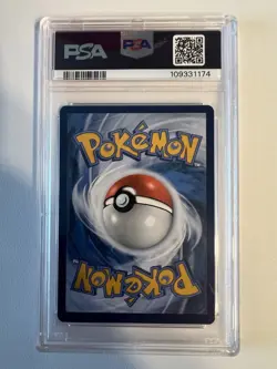 POKEMON 2023 PIKACHU/GREY FELT HAT POKEMN X VAN GOGH BLACK STAR PROMO #085 PSA 9 - Image 2