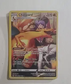Pokemon TCG Charizard Full Art Lost Origin TG03/TG30 Holo - Image 1