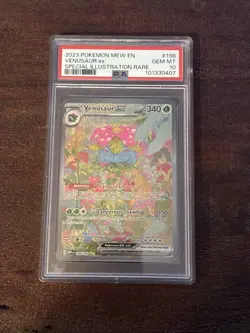 PSA 10 GEM MINT Venusaur Ex Special Illustration Rare 198/165 SV Pokemon - Image 1