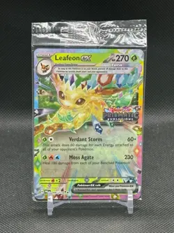Leafeon ex Pokemon Prismatic Evolutions Stamp 006/131 Surprise Box Promo Sealed - Image 1
