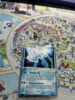 Pokemon Suicune EX holo Rare 94/95 Team Magma And Team Aqua Damaged - Image 3