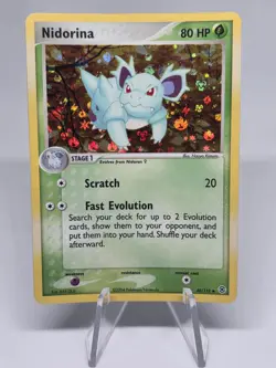Pokemon TCG Nidorina EX FireRed & LeafGreen 40/112 Reverse Holo! WOTC Vintage - Image 1