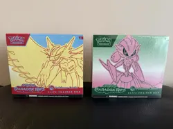 Pokemon Paradox Rift Elite Trainer Box Pokemon Center Exclusive Set of 2 + Mat - Image 2