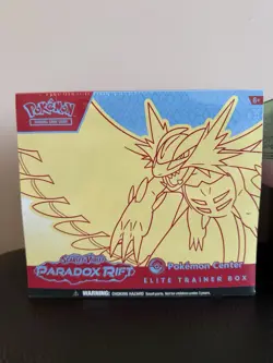 Pokemon Paradox Rift Elite Trainer Box Pokemon Center Exclusive Set of 2 + Mat - Image 4