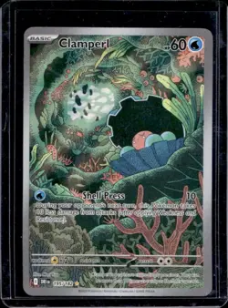 2025 Pokemon Destined Rivals Clamperl #195/182 - Image 1