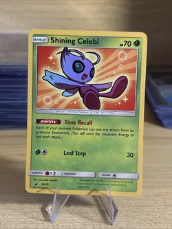 Pokemon TCG Shining Celebi SM79 SM Black Star Promo - Image 1