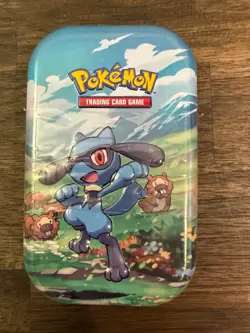 Pokemon TCG Sinnoh Stars Mini Tin Unopened Factory Sealed - Riolu - Image 1