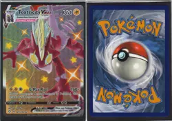 Toxtricity VMAX SV113/SV122 Holo Rare VMAX Shining Fates Shiny Vault Pokemon NM - Image 3