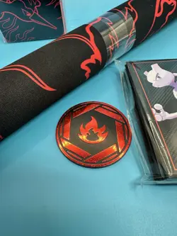 Pokemon Team Rockets Moltress Playmat & Accessories - Image 4