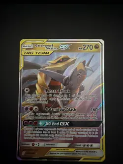 Pokemon TCG Garchomp and Giratina GX 146/236 Unified Minds Tag Team - Image 1