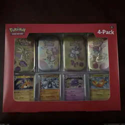 Pokemon TCG 151 Mini Tins 4 Pack + 4 Promos Sealed Sam’s Club Exclusive NEW - Image 2