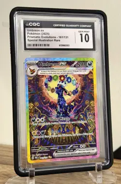 Pokemon Umbreon ex 161/131 SIR Prismatic Evolutions PSA 10 CGC 10 Gem Mint! - Image 1