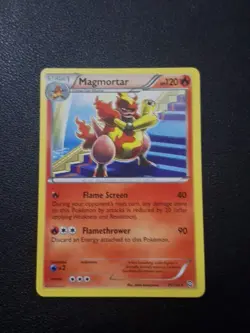 Magmortar 21/124 Rare Pokemon TCG Regular - Dragons Exalted Lightly Played - Image 1