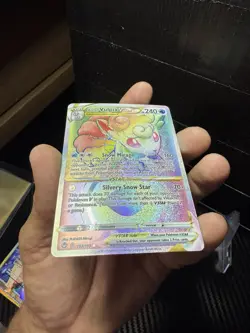 Alolan Vulpix VSTAR (Secret) 197/195 Swsh12: Silver Tempest Pokemon TCG - Image 3