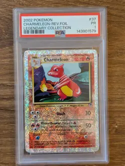 2X 2002 Pokemon Legendary Collection PSA 1 Charmeleon & Ivysaur Reverse Foil - Image 1