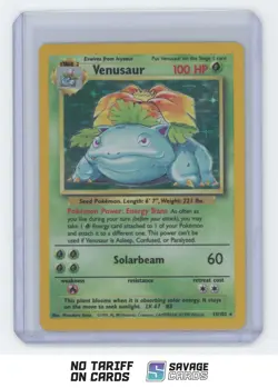 1999 Pokemon Classic - Base Set Venusaur #15/102 - Image 1