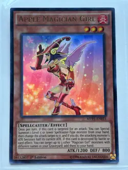 Yu-Gi-Oh Apple Magician Girl MVP1-EN015 Ultra Rare 1st Edition NM - Image 1