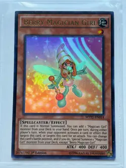 Yu-Gi-Oh Berry Magician Girl MVP1-EN014 Ultra Rare 1st Edition NM - Image 1