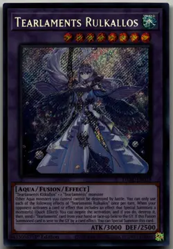Tearlaments Rulkallos Secret Rare Darkwing Blast DABL-EN039 LP - Image 1