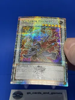 XX-Saber Hyunlei RA04-EN140 - Quarter Century Secret Rare - Yugioh Stampede - Image 1