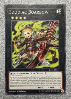 Zoodiac Boarbow RATE-EN054 Raging Tempest Rare 1st Edition LP - Image 1